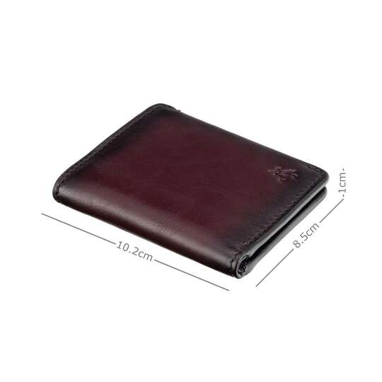 Cienki portfel efekt przypalanej skóry Visconti MT-92 RFID (1)