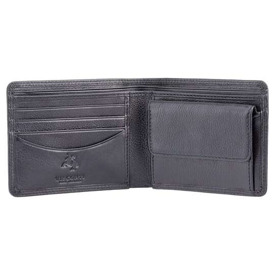 Czarny klasyczny portfel męski Visconti HT-10 RFID (1)