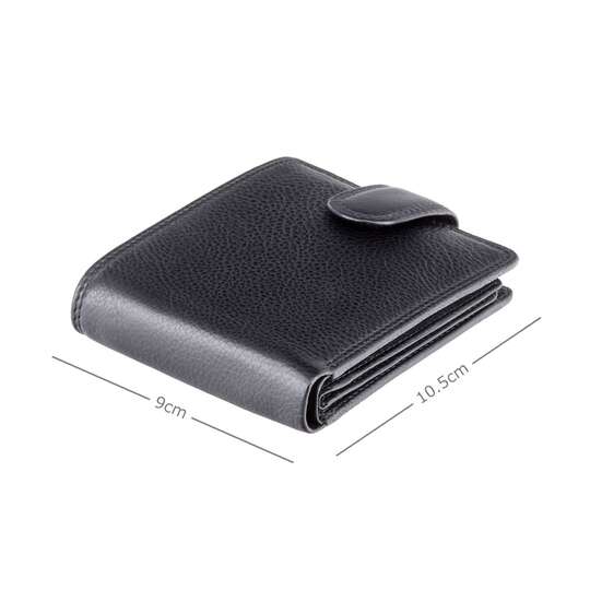 Czarny klasyczny portfel męski Visconti HT-10 RFID (1)