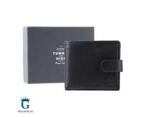 Klasyczny skórzany portfel męski Tumble &amp; Hide z RFID 2032-38