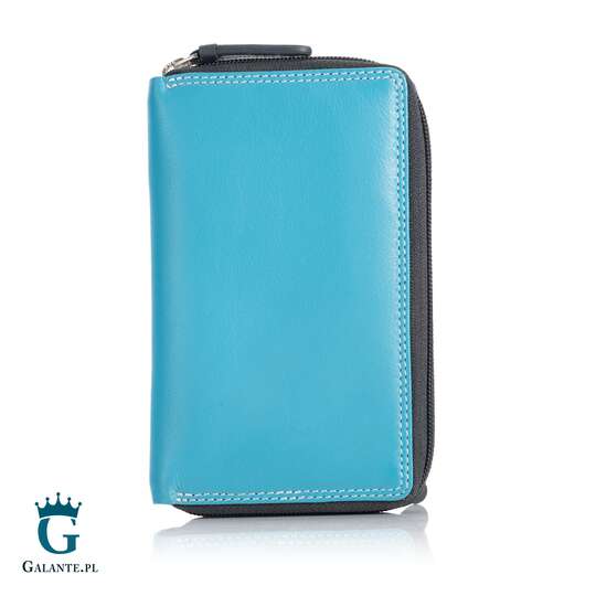 Kolorowy portfel damski na zamek Visconti RB-98 z RFID