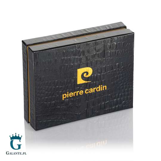 Mały Portfel Męski Pierre Cardin z metalowym logo YS603 323