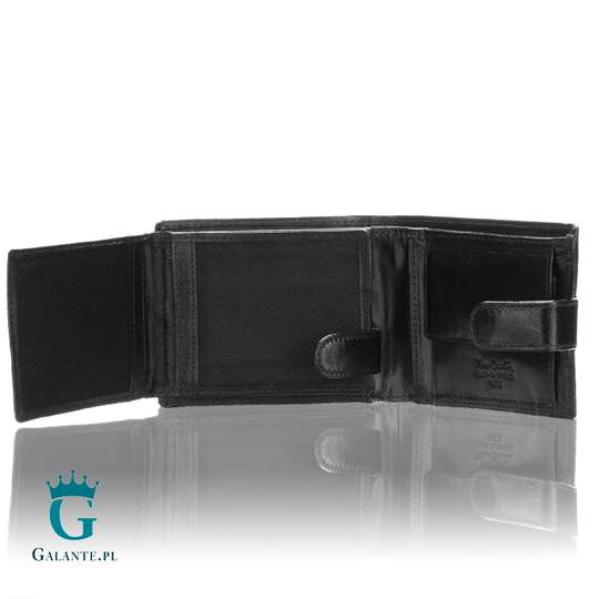 Mały portfel męski z zapięciem Pierre Cardin YS507.1 323A RFID