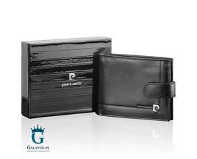 Mały portfel męski z zapięciem Pierre Cardin YS507.1 323A RFID