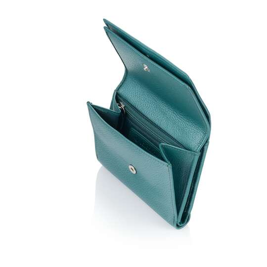 Mały skórzany portfel damski Valentini Metallic 123M-503