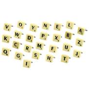Scrabble litery - spinki do mankietów