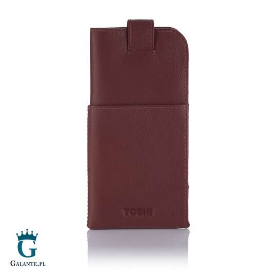 Skórzane damskie etui na okulary Literatura Y4308 (1)