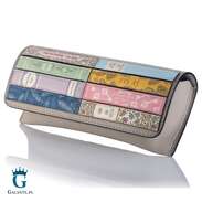 Skórzane damskie etui na okulary Literatura Y4308 (1)