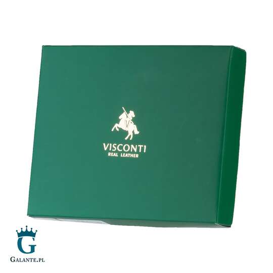 Skórzane etui na paszport Visconti V-2201 RFID