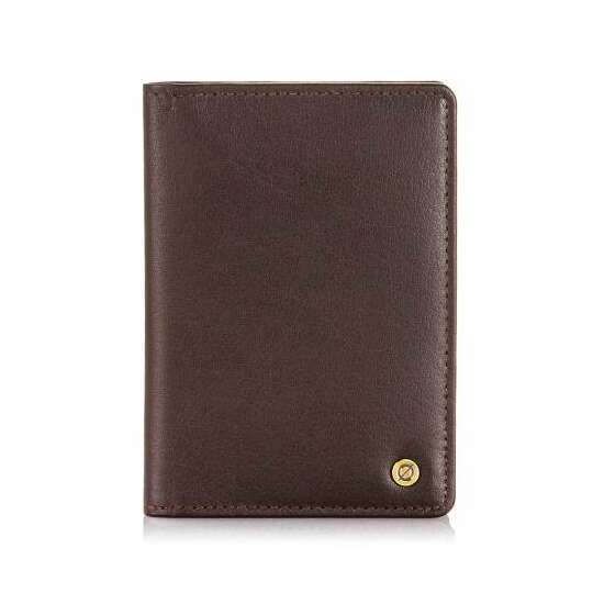 Skórzany Cienki Portfel Brodrene Slim Wallet S01 RFID