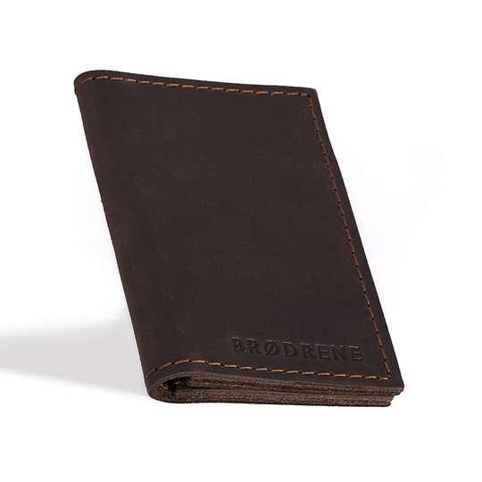 Skórzany Cienki Portfel Slim Wallet Brodrene SW-03