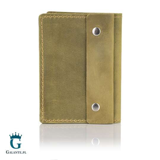 Skórzany Cienki Portfel Slim Wallet Brodrene SW-04