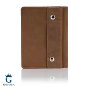 Skórzany Cienki Portfel Slim Wallet Brodrene SW-04