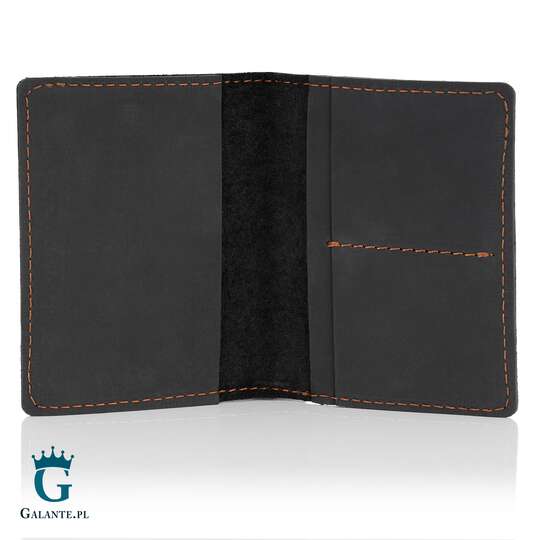 Skórzany Cienki Portfel Slim Wallet Brodrene z Bilonówką SW01+CW