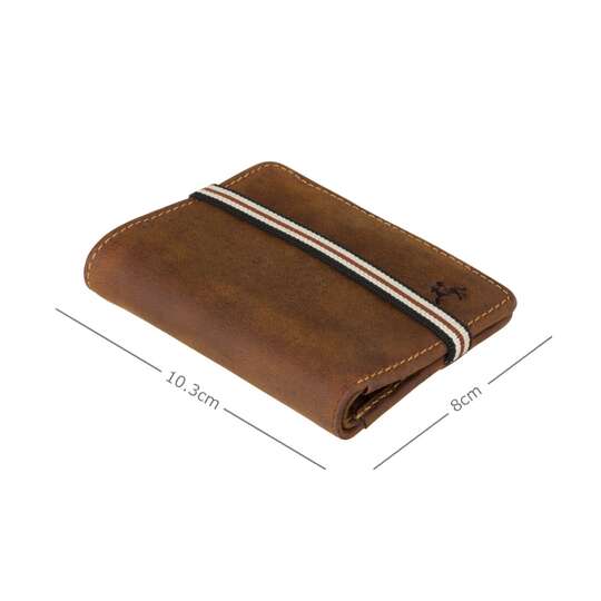 Skórzany portfel męski z opaską Visconti BN-3 z RFID (1)