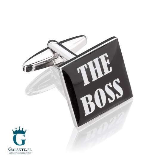 The Boss - spinki do mankietów dla szefa
