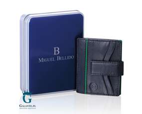 Zapinane etui na karty płatnicze Miguel Bellido MB-2434