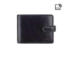 Zapinany portfel skórzany Visconti Riccardo z ochroną RFID