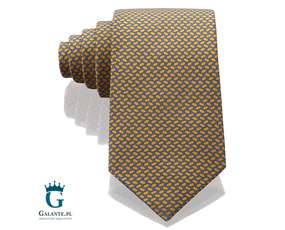 Złoty krawat jedwabny Arcuri 14801-16